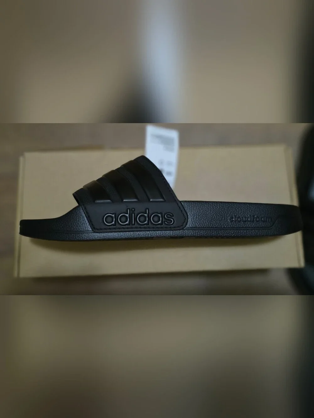 Adilette Comfort 2.0 Slides - Black Mens 8 Womens 9